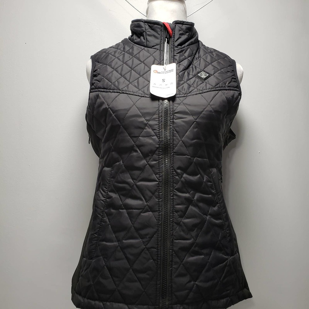Small Womens Heating Vest 3 Heating Levels sides unzip for extra space